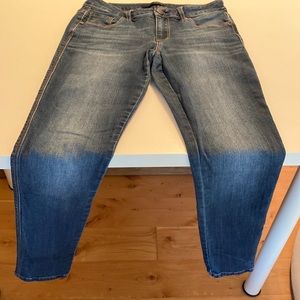 1822 denim skinny jeans- low rise